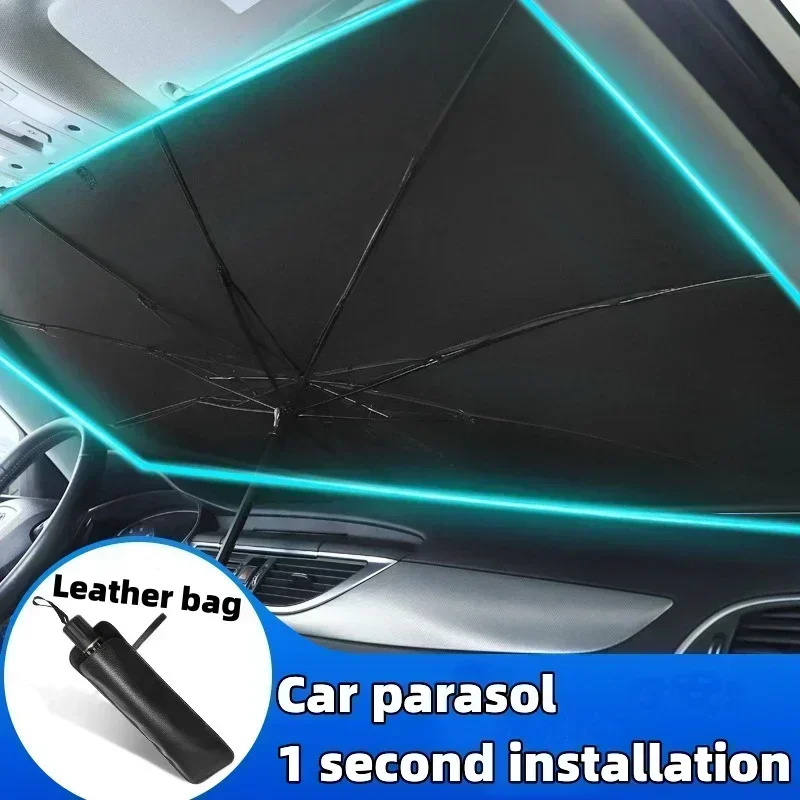 Windshield Sun Shade - مظلة سيارة واقية من الشمس للزجاج
