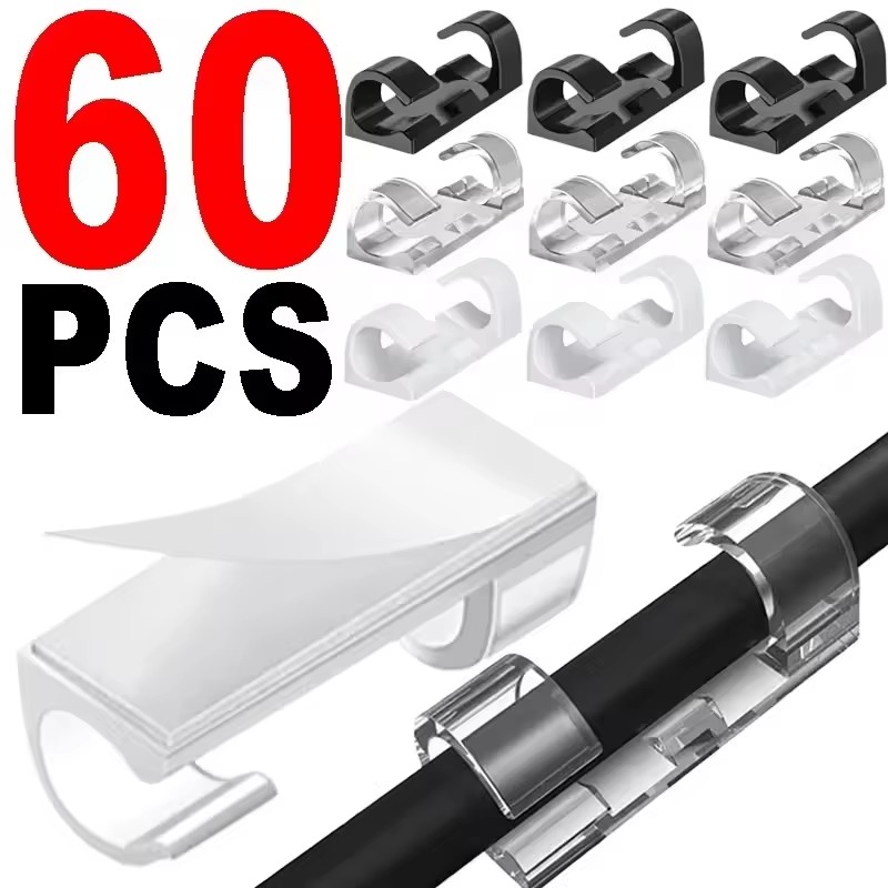 Car Cable Organizer - منظم مشابك الكابلات، حامل أسلاك معلق،