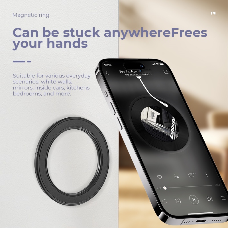 Car Phone Holder - ل Magsafe حامل هاتف حلقي مغناطيسي