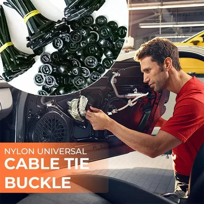 5-200 قطعة رباط كابل نايلون شد - مراجعة Car Cable Organizer وسعره