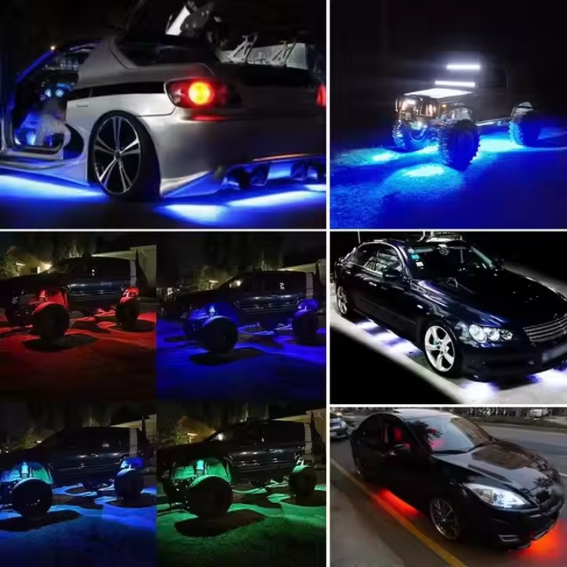 إضاءة محيطية LED للسيارة بألوا - مراجعة Car Led Light وسعره