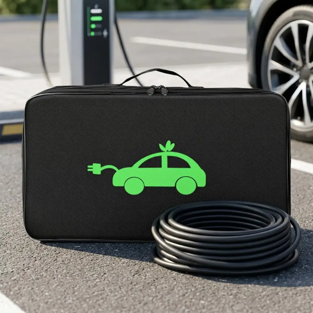 حقيبة لتخزين كابلات شحن بطاريا - مراجعة Car Cable Organizer وسعره