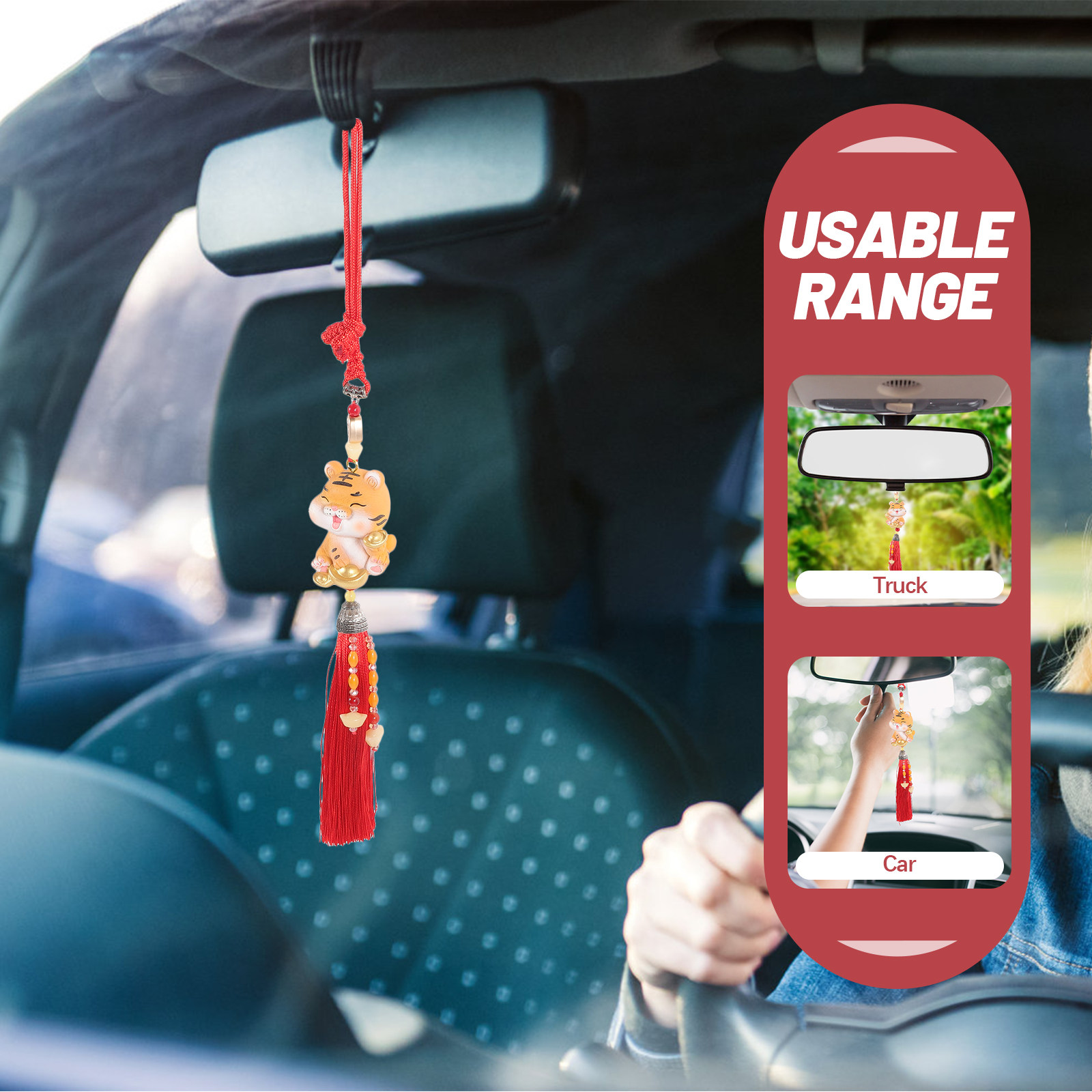 قطعة واحدة من قلادة النمر الدا - مراجعة Car Air Freshener وسعره