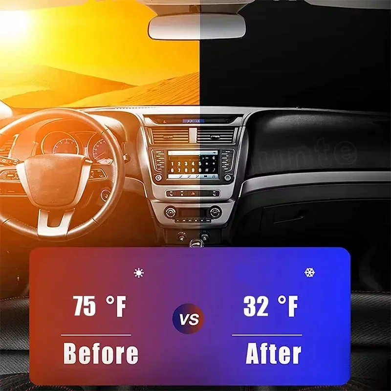 غطاء واقي من الشمس للنافذة الأ - مراجعة Windshield Sun Shade وسعره